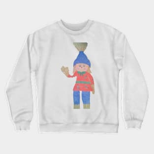 Friendly Fall Scarecrow Crewneck Sweatshirt